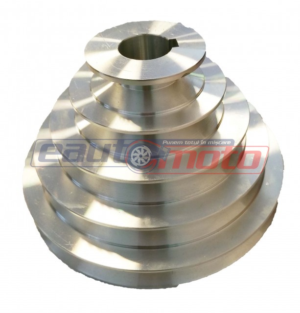 Fulie universală pentru motor electric cu 5 diametre diferite (28 mm pentru ax)