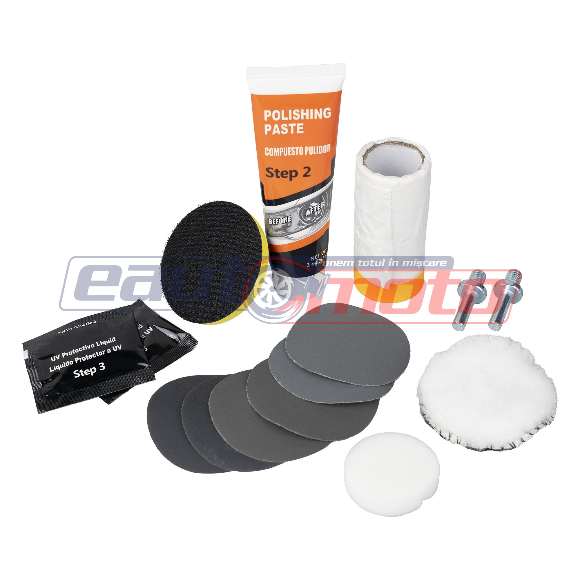 Set pentru Restaurarea Farurilor JBM Model 53626