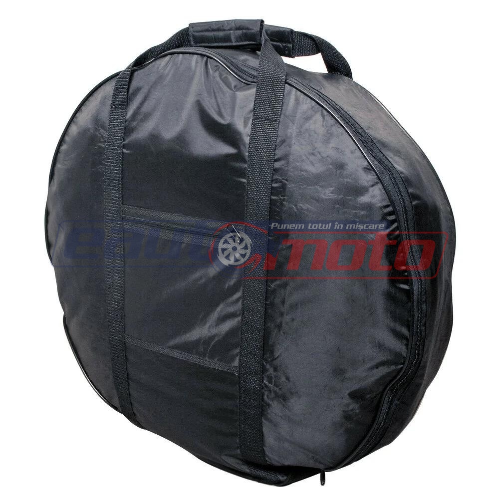 Husă impermeabilă pentru anvelope LAMPA LAM15954, tip geantă cu fermoar, dimensiuni 70 x 23 cm, culoare neagră