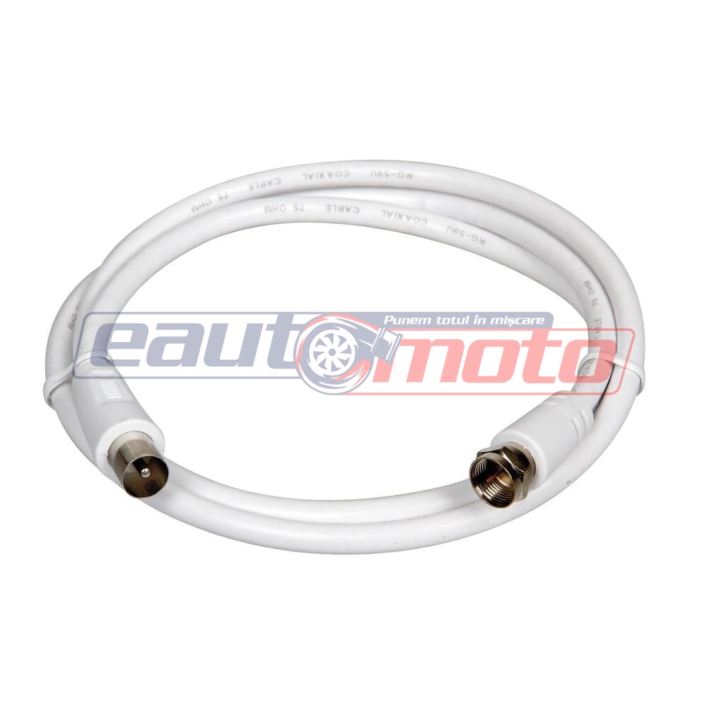 Cablu Coaxial TV de 1 Metru, Model Lampa LAM39103