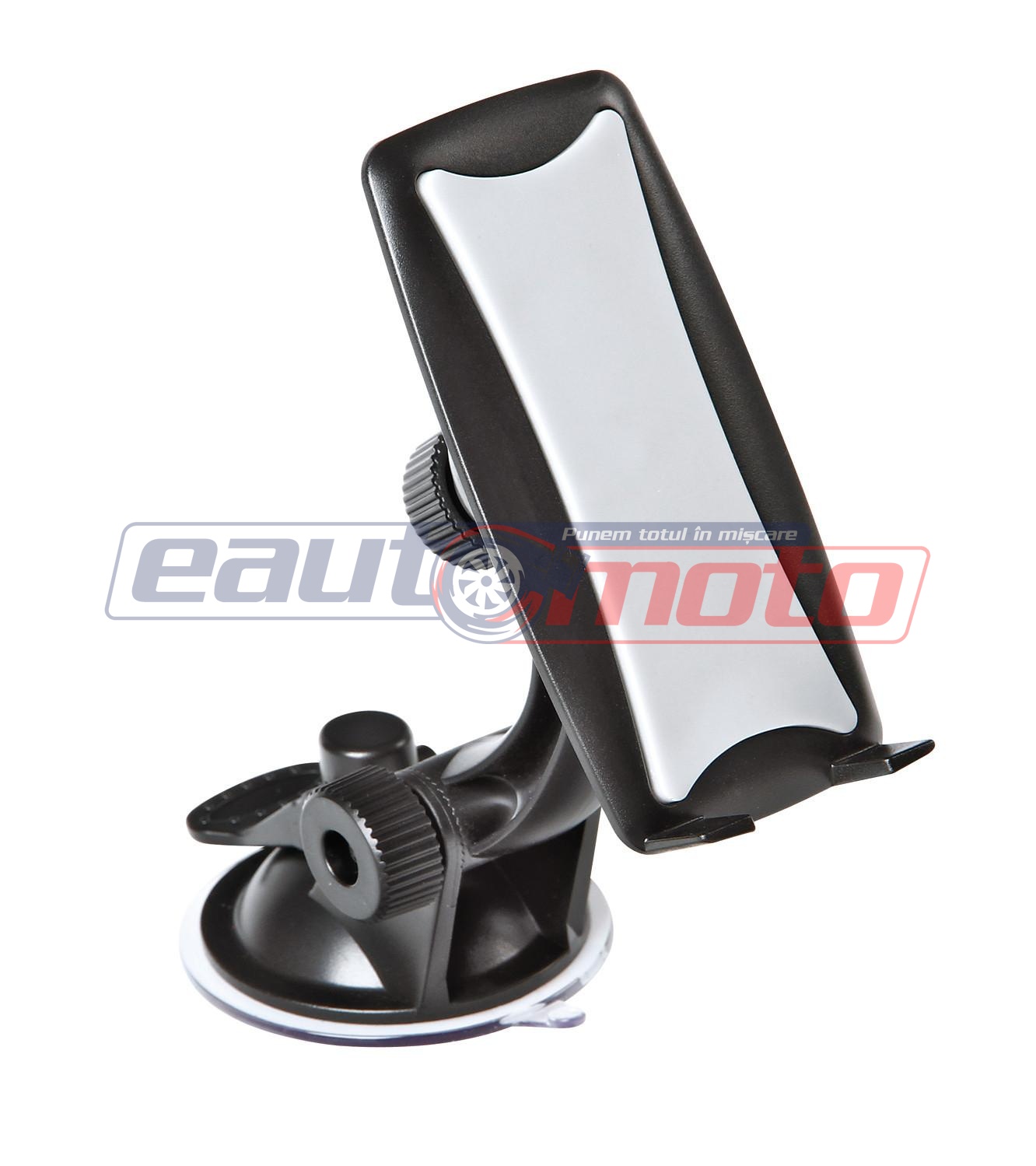 Suport Auto Telefon LAMPA High Grip 1 LAM72508, Negru, Antiderapant, cu Ventuză