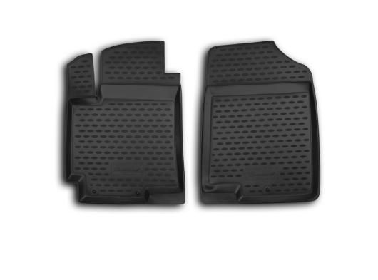 Set 2 covorașe auto NOVLINE NVFPEBL2034 negre din PU pentru PEUGEOT Boxer (1994-prezent)
