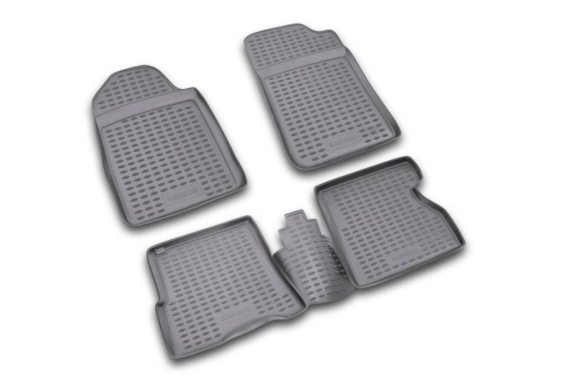Set covorașe auto negre pentru RENAULT Kangoo 1998 și mai nou, 4 piese, model NOVLINE NVFREBL4012