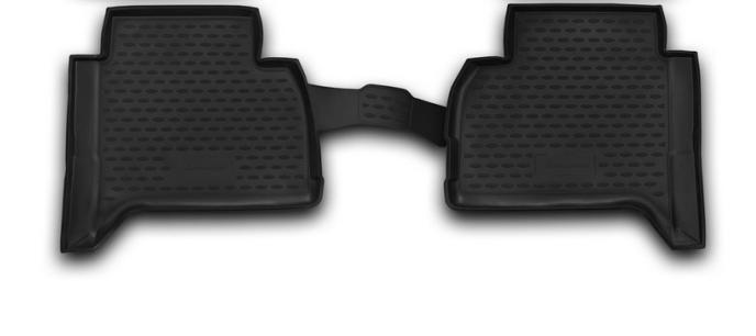 Set covorașe auto NOVLINE NVFVWBL2009 pentru Volkswagen Amarok Double Cab (2010-prezent), negru, din material PU, 2 piese