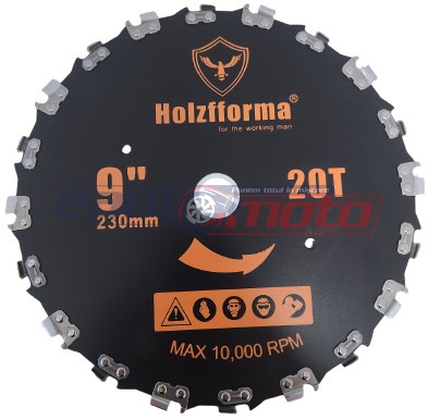 Disc special pentru motocoasă destinat vegetației dense (230mm)