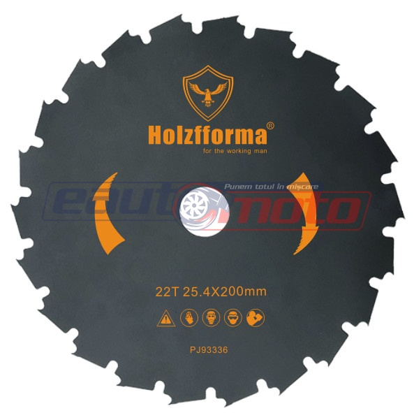 Disc pentru motocoasă Holzfforma (22T x 22.4mm x 200mm)