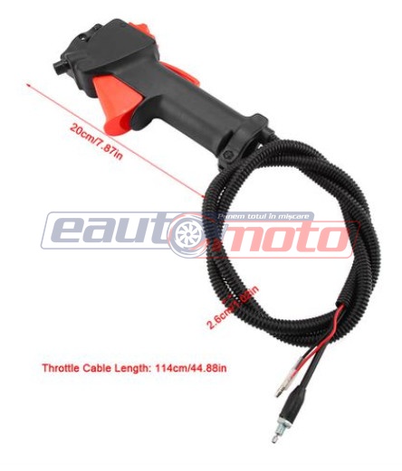 Accelerator motocoasă cu reglaj (114 cm)
