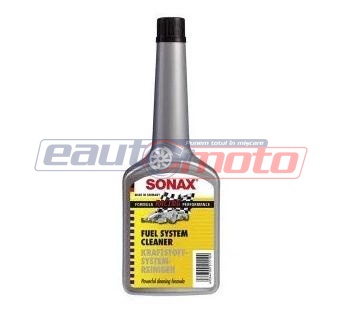 Aditiv pentru Curățarea Sistemului de Alimentare al Motorului pe Benziă, SONAX Fuel System Cleaner, 250 ml, Cod 515100