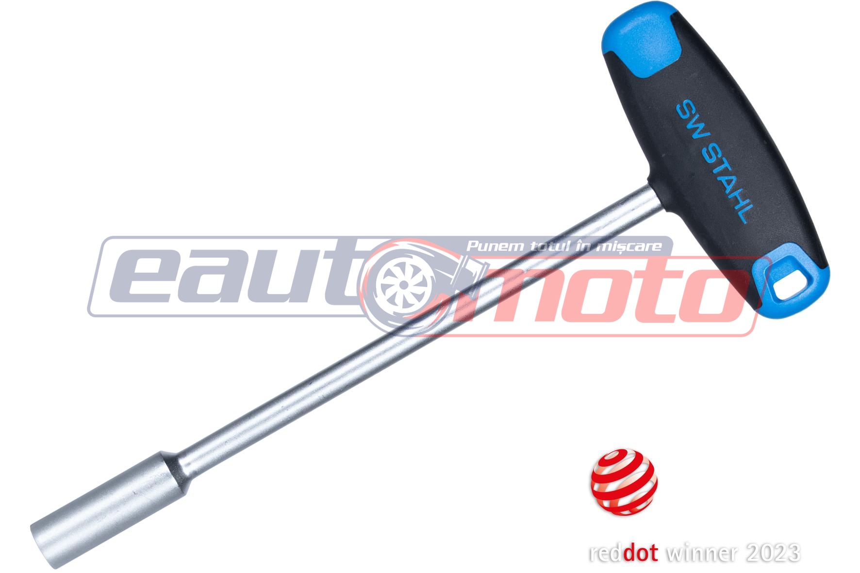 Cheie tubulară hexagonală de 12 mm cu mâner în T