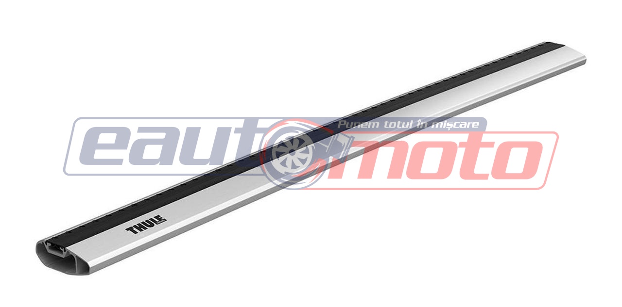 Bară transversală aerodinamică din aluminiu THULE Wingbar Edge 860, argintie, 86 cm, capacitate 75 kg