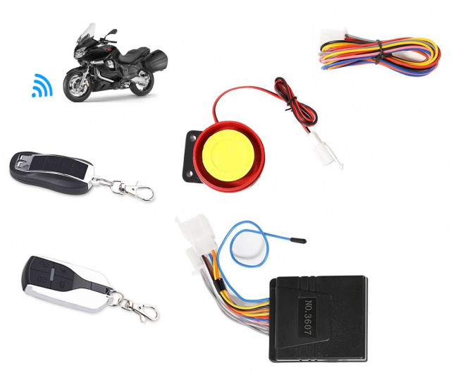 Dispozitiv de alarmă 12V pentru scuter/motocicletă (FDF)