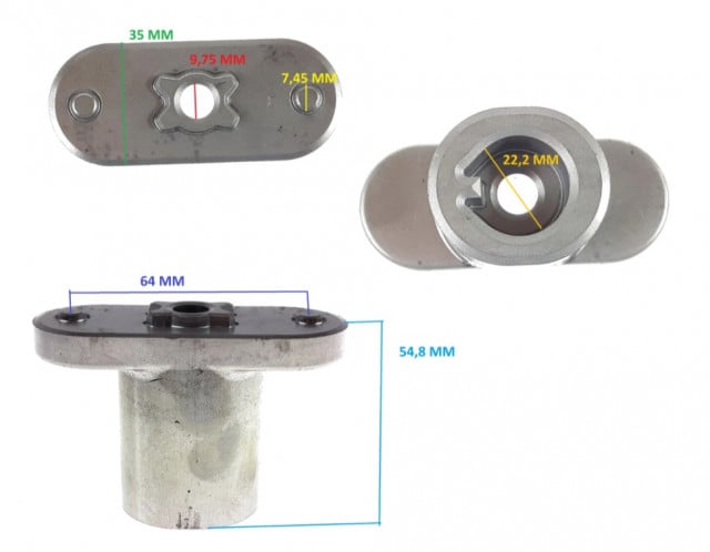Suport pentru cuțit mașină de tuns iarba MTD P 53 HWO, YM 6021 CB, 53 SP, GES 53