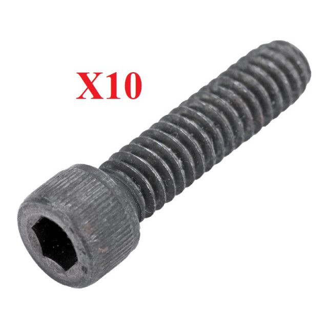 Set 10 șuruburi cilindrice drujbă Husqvarna (32mm, Ø 6mm)