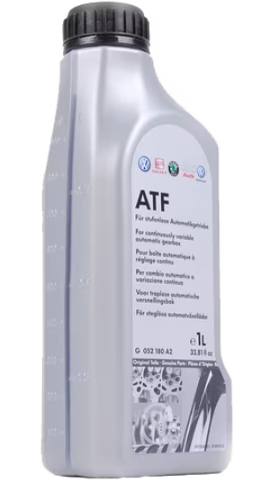 Ulei VW Group pentru transmisie automată G052180A2, volum 1 litru, galben, VW G052180, VW TL 52180, pentru transmisii CVT/Multitronic