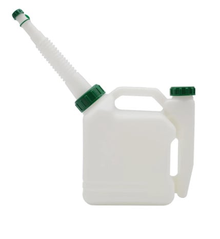 Canistră plastic pentru amestec ulei și benzină (1 L cu pâlnie)