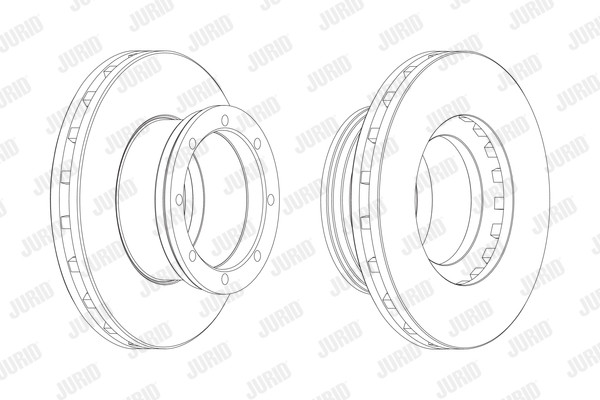 Disc Jurid frana spate stg/dr pentru MERCEDES-BENZ
