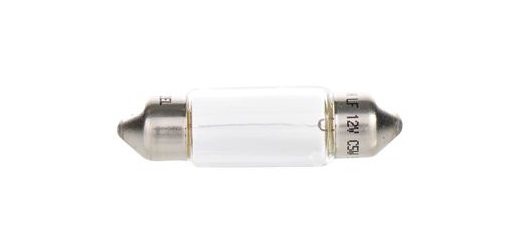 Bec BOSCH auto iluminare numar inmatriculare C5W, E1 2EL, 12V 5W 1987301004 Pure Light BL, soffitte