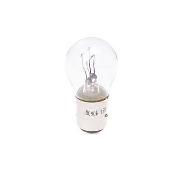 Bec P21/5W auto lampa ceata spate 12V 21/5W BAY15d BOSCH 1987302814 ECO WS, se vinde la set de 10 bucati/pret pe bucata