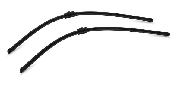 Set stergatoare VALEO SILENCIO X.TRM FLAT BLADE SET 574310, lungime 700 mm, fara carcasa, cu spoiler pentru parbriz VW, SEAT, FORD