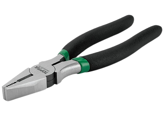 Cleste TOPTUL combinat DBAB2208B, dimensiune 8 inch/203.2 mm, capacitate taiere 3 mm, manere cauciucate, otel crom vanadiu