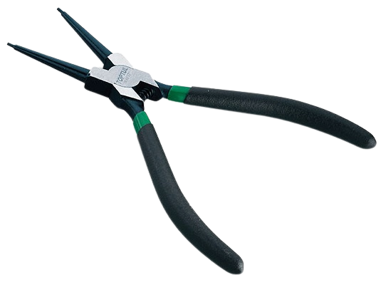 Cleste TOPTUL DCAD1207 cu varf drept pentru sigurante, varf 1.3 mm, capacitate prindere 12-25 mm, lungime 5 inch/127 mm, crom vanadiu