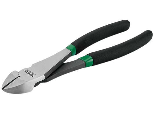 Cleste TOPTUL DEAC2207B, capacitate taiere 3.0 mm, lungime 7 inch/177.8 mm, maner aderent, crom vanadiu