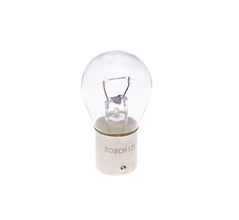 Bec BOSCH auto iluminare numar circulatie P21W 12V 21W BA15s 1987302201 Pure Light WS, se vinde la set de 10 bucati/pret pe bucata
