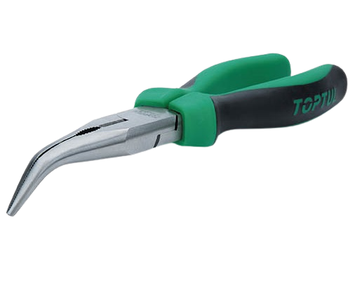 Cleste TOPTUL DFBA2206 lung cu varf indoit, dimensiuni 6 inch/152.4 mm, capacitate taiere 2.5 mm, otel crom molibden