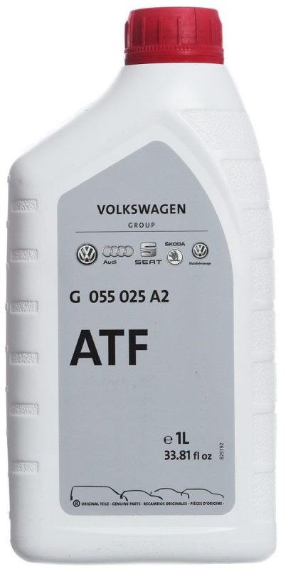 Ulei VW Group pentru transmisie automată cu 6 trepte ATF G055025A2, volum 1 litru, roșu, Dexron III H, VW G 055 025