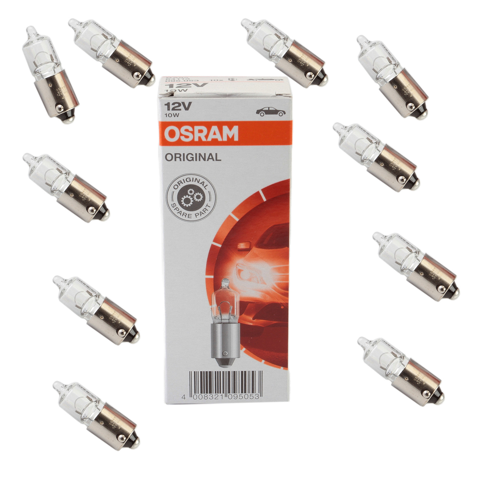 Bec Original Osram 10W 12V BA9s