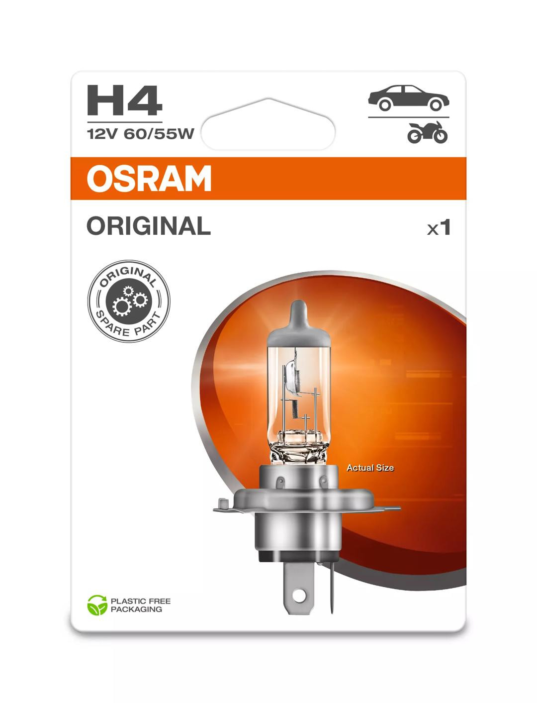 Bec Original Osram H4 12V 60/55W P43t Blister