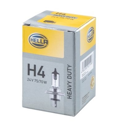 Bec H4 pentru far HELLA 8GJ 002 525-251, P43t-38, 24V, 75/70W pentru MAN, VOLVO, TOYOTA