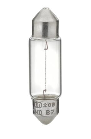 Bec auto HELLA 8GM 002 092-241 pentru iluminare demarcare / avertizare, tensiune 24V, putere 5W, tip C5W, conector SV8.5-8, comanda minima 10 bucati