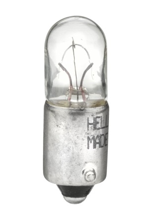 Bec HELLA STANDARD 8GP 002 067-121 pentru iluminare număr circulație, tensiune 12V, putere 4W, T4W, conector BA9s, comandă minimă 10 bucăți pentru IVECO, TOYOTA, OPEL, VOLVO, MAN...