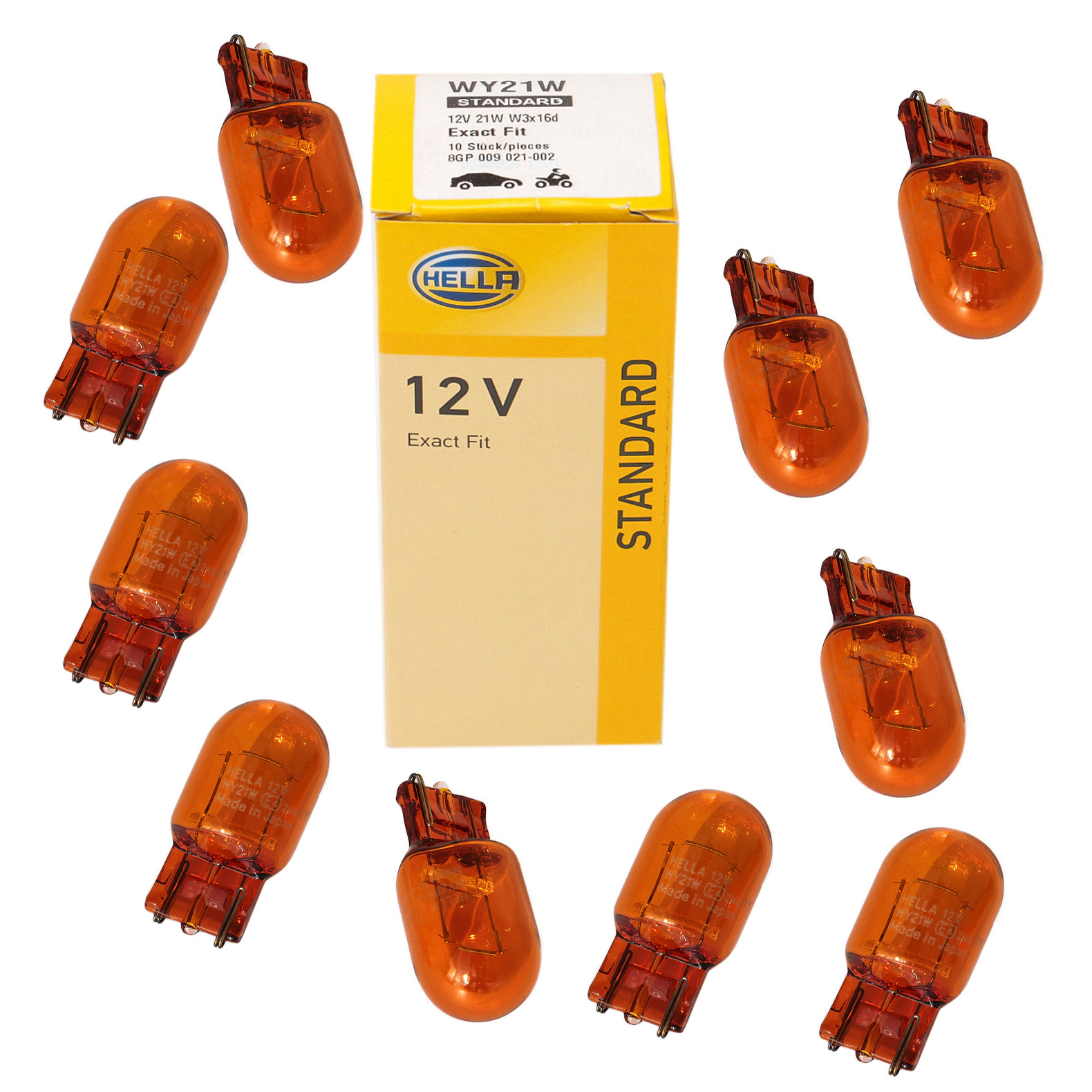Bec Hella WY21W 12V 21W Amber