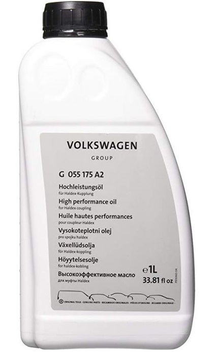 Ulei pentru cuplaj Haldex VW Group G055175A2, volum 1 litru, galben, VW TL 52175-X, pentru sisteme cu tracțiune integrală