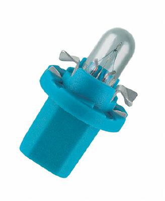 Bec bord OSRAM 2721MFX, BX8.5D soclu albastru, 12 V, 1.2 W, set 10 bucăți