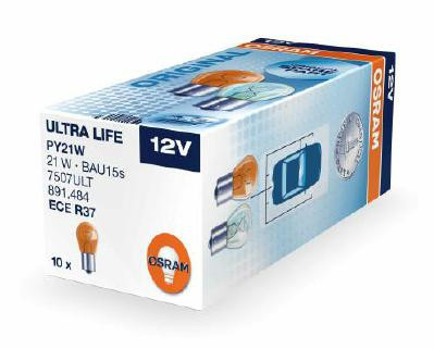 Bec Osram Ultra Life pentru lampa mers inapoi PY21W 12V BAU15s
