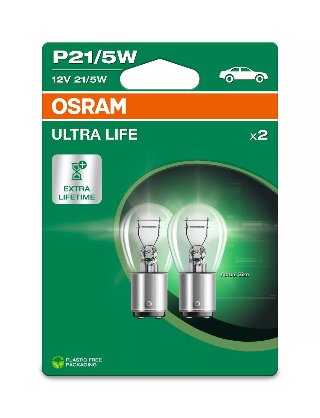 Bec Ultra Life Osram P21/5W 12V BAY15d
