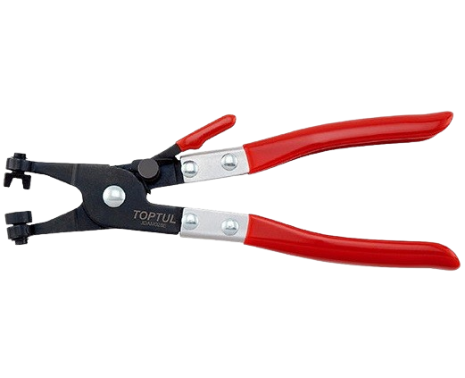 Cleste pentru coliere cu varf drept TOPTUL JDAM028E, deschidere maxima 40 mm, lungime 215 mm pentru Honda, Opel, Ford, Audi, VW