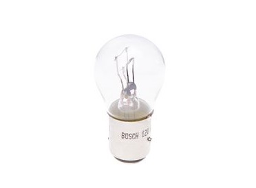 Bec BOSCH auto iluminare numar circulatie P21/5W 12V 21/5W BAY15d 1987302202 Pure Light WS, se vinde la set de 10 bucati/pret pe bucata