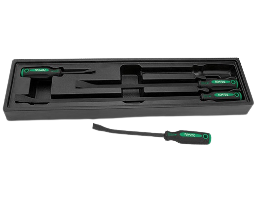 Trusa leviere TOPTUL JGAT0402, lungime 203 mm, 305 mm, 457 mm, 610 mm, cutie depozitare