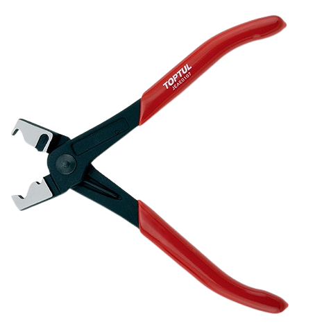 Cleste TOPTUL JEAE0107 pentru coliere click-R, lungime 180 mm, maner aderent, crom molibden
