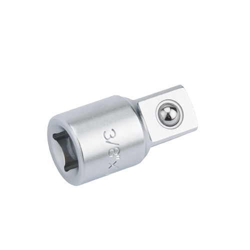Adaptor TOPTUL CAEA0812, chei tubulare, patrat 1/4 inch - 3/8 inch, lungime 26 mm, crom vanadiu, finisaj satinat