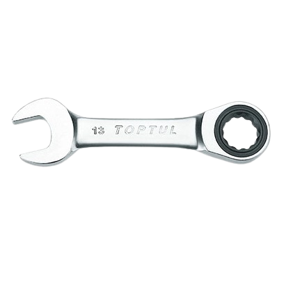 Cheie TOPTUL AOAB1111, combinata cu clichet, 72 dinti, deschidere cheie 11 mm, lungime 104 mm, crom vanadiu