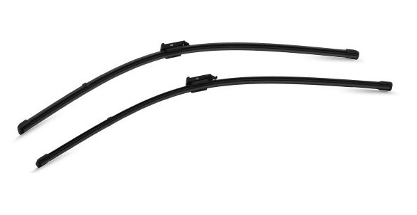Set VALEO SILENCIO X.TRM FLAT BLADE STERGĂTOARE PARBRIZ 574673, lungime 650 mm, fără carcasă, cu spoiler pentru PEUGEOT, OPEL
