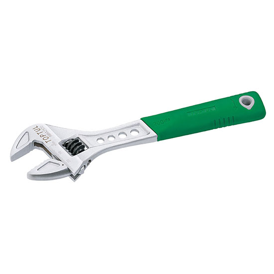 Cheie AMAA3325 reglabila TOPTUL, deschidere maxima 32.8 mm, lungime 10 inch / 250 mm, maner cauciucat, crom vanadiu