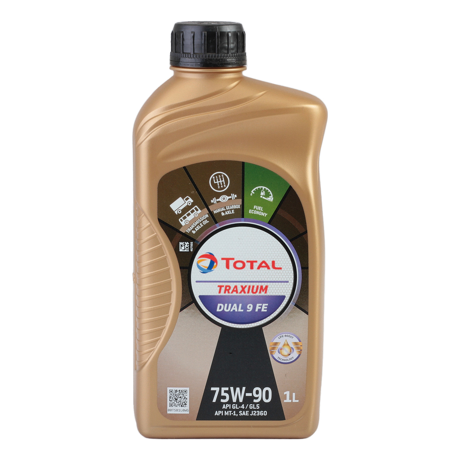 Ulei pentru cutie Total Energies Traxium Dual 9 FE 75W90 1L compatibil cu IVECO, VOLVO, MAN, MERCEDES