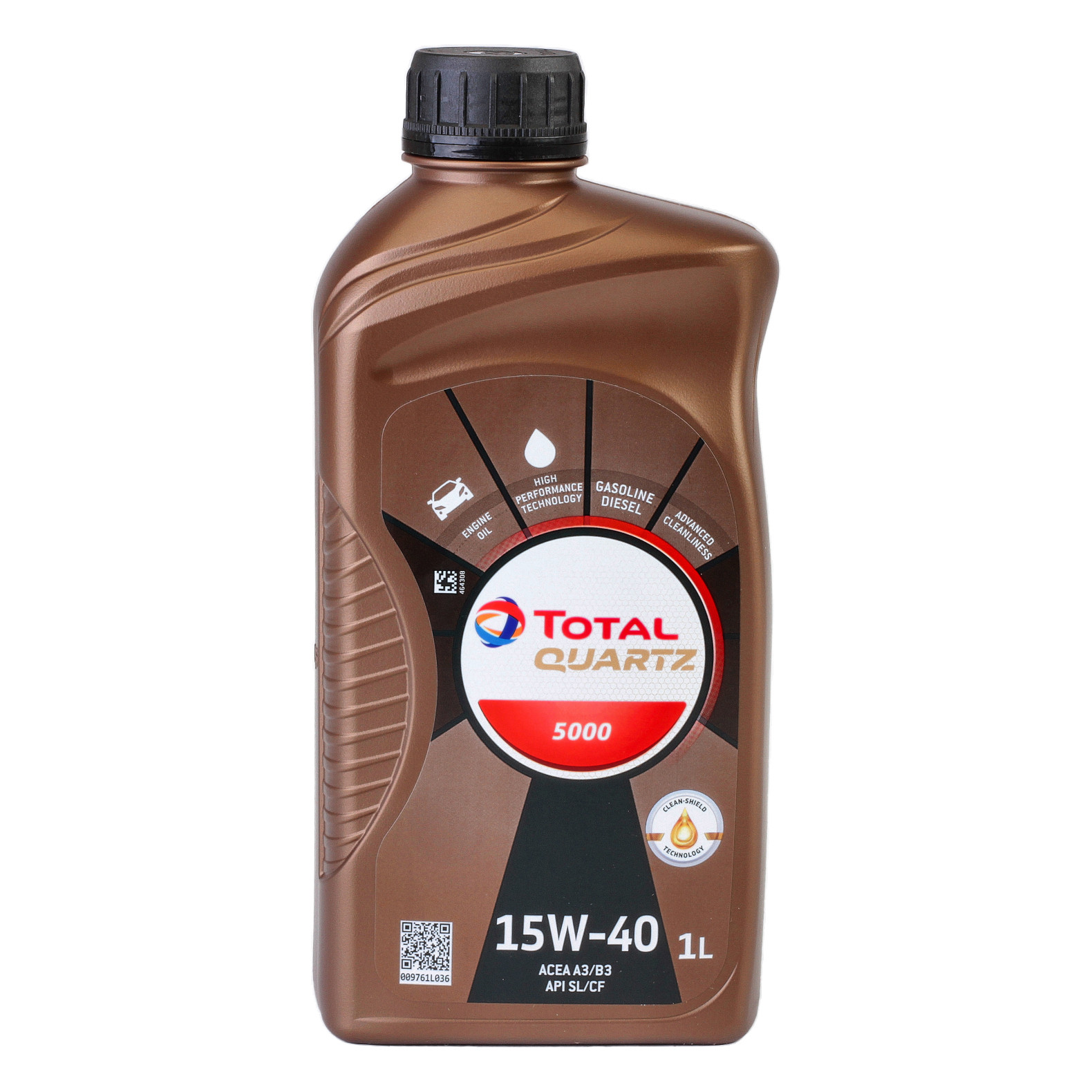 Ulei Total Quartz 5000 15W40 1L pentru motor VW, MB