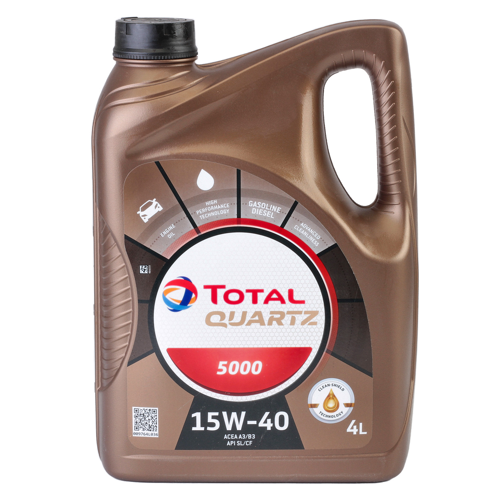 Ulei motor Total Quartz 5000 15W40 4L pentru Volkswagen, Mercedes-Benz